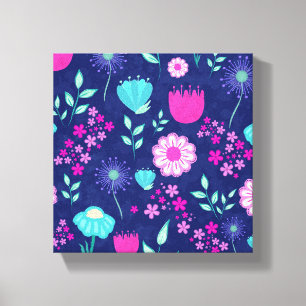 Toile Fond à motif floral mignon
