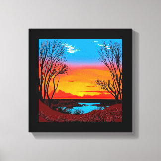 Toile Fond Abstrait de Désert #2