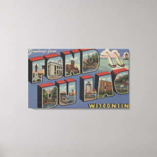 Toile Fond du Lac, le Wisconsin - grandes scènes de