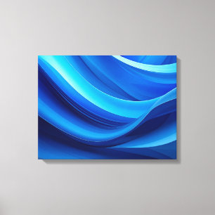 Toile fond ondulé bleu