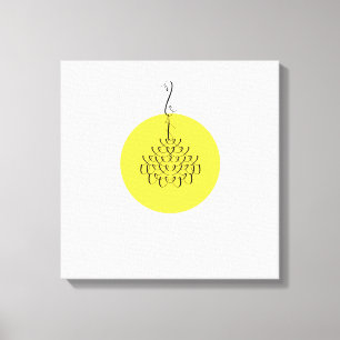 Toile Font Chandelier