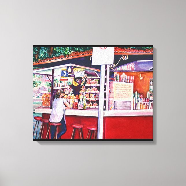 Toile Foodstand, Mexique (Recto)