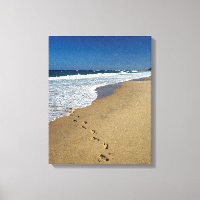 Toile Footprints On Beach, Mabibi, Thongaland (Recto)