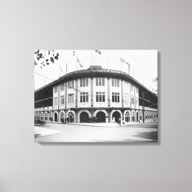 Toile Forbes Field Stadium Pittsburgh Baseball (Recto)