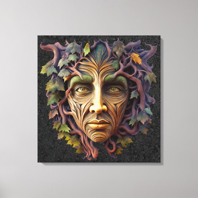 Toile Forest Carving Canvas Art (Recto)