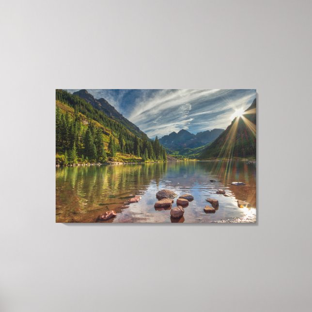 Toile Forest | Maroon Bells Colorado (Recto)