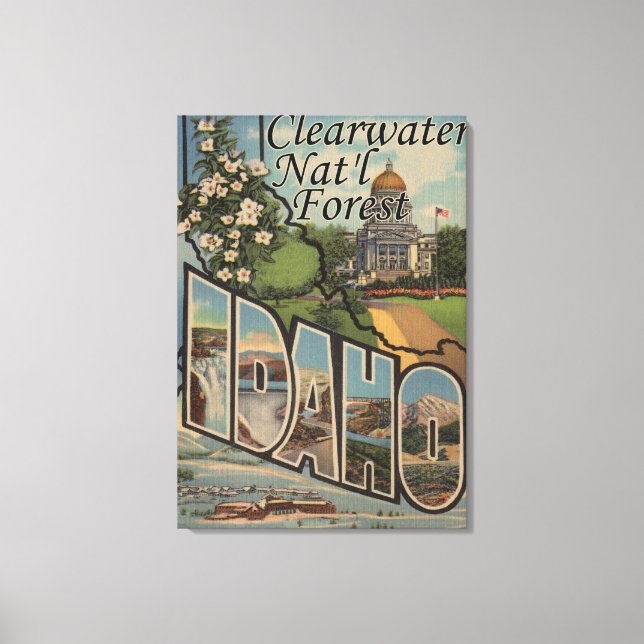 Toile Forêt de Clearwater Nat'l, Idaho (Recto)