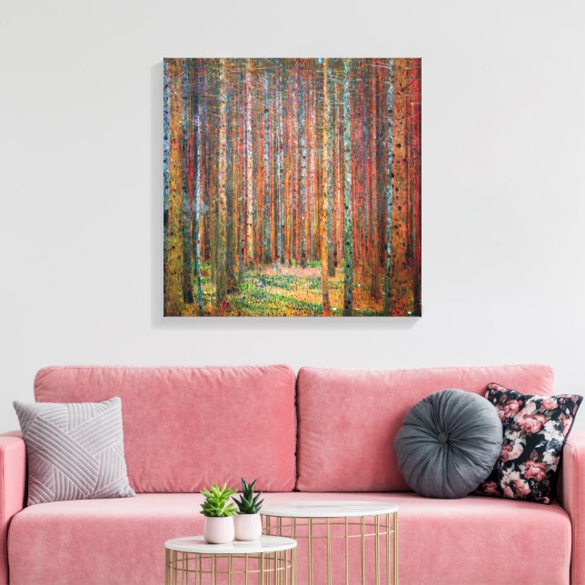 Toile Forêt de Fir | Gustav Klimt | (Insitu(Salon))