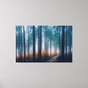 Toile Forêt de Misty