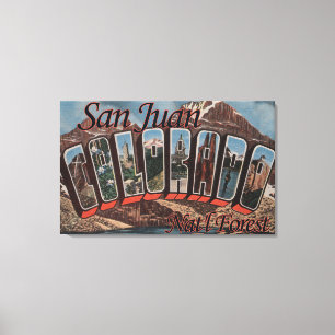 Toile Forêt de San Juan Nat'l, Colorado