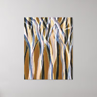 Forêt des arbres magiques Nature Art Abstrait Orig