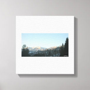 Toile Forêt des montagnes rocheuses du Nord