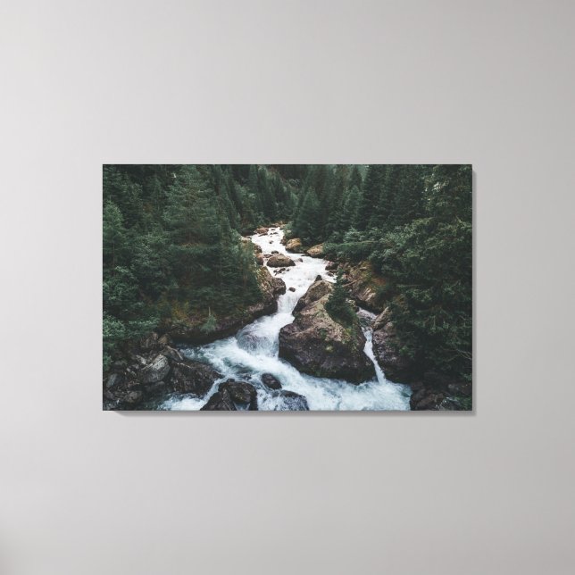 Toile Forêt | Grison Graubunden Canton (Recto)