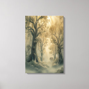 Toile Forêt mystique