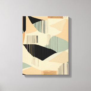 Toile Formes géométriques Art moderne coloré enveloppé C