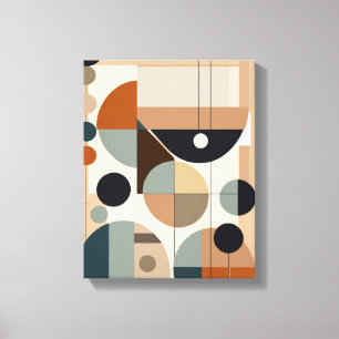 Toile Formes géométriques Art moderne coloré enveloppé C