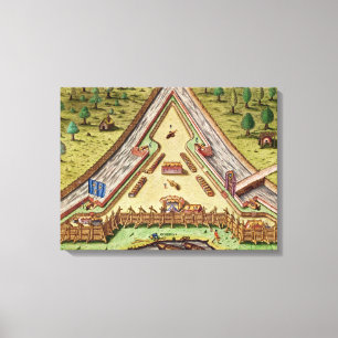 Toile Fort Caroline, de "Brevis Narratio"