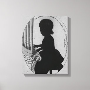 Toile Fourche de William jouant l'organe