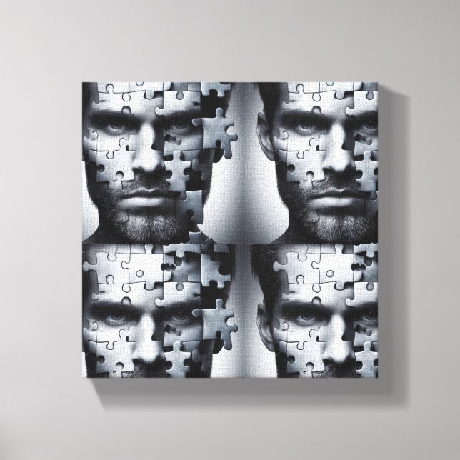 Toile Foursome - le casse-tête d'un homme (Recto)