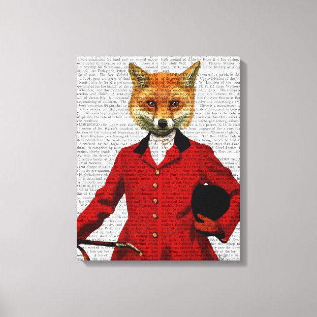 Toile Fox Hunter 2 Portrait (Recto)