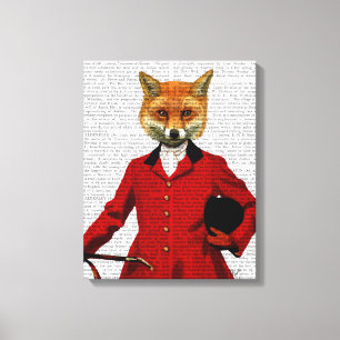 Toile Fox Hunter 2 Portrait