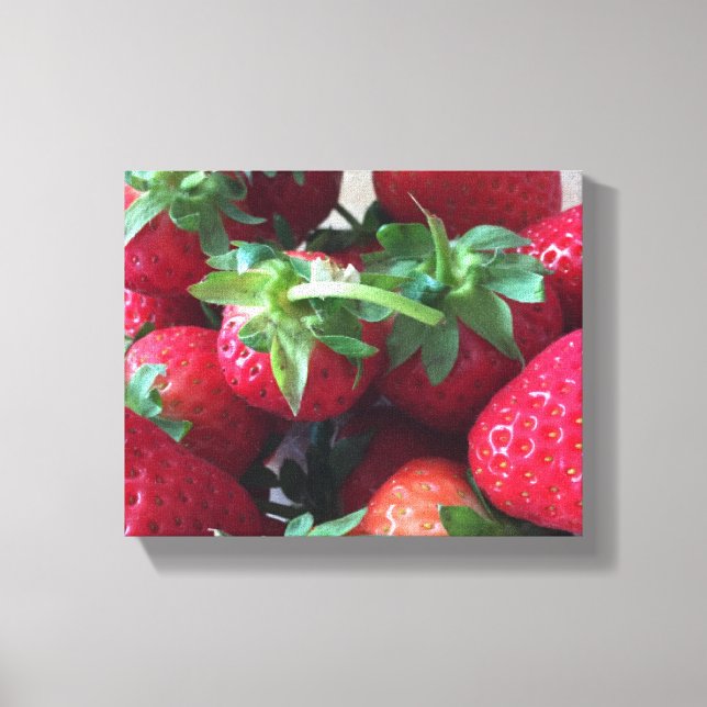Toile Fraises Douces (Recto)