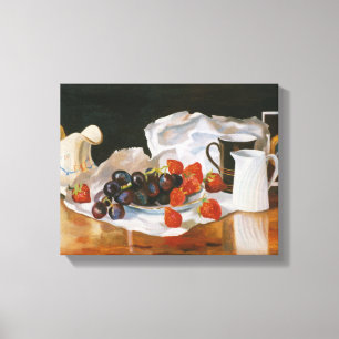 Toile Fraises et crème 2004