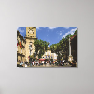 Toile France, Aix en Provence, La Place de la Maire