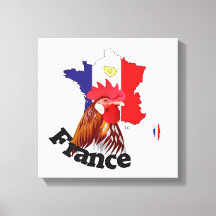 Toile France, France, Francia Leinwand