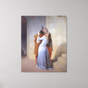 Toile FRANCESCO HAYEZ - LE KISS (il Bacio) - 1859 -