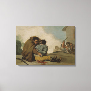 Toile Francisco Goya - Friar Pedro Binds El Maragato