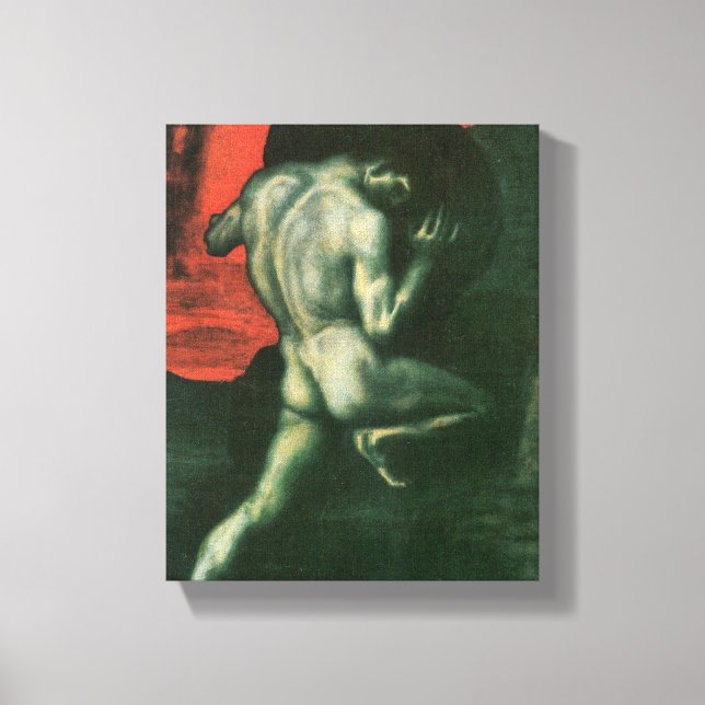 Toile François von Stuck - Sisyphus (Recto)