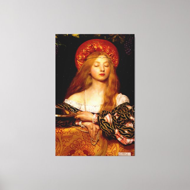 Toile FRANK CADOGAN COWPER | VANITY 1907 Pré-Raphaelites (Recto)