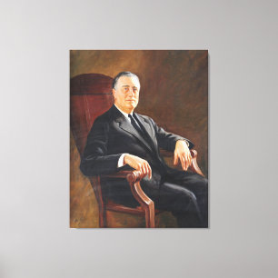Toile FRANKLIN DELANO ROOSEVELT par Jacob H. Perskie