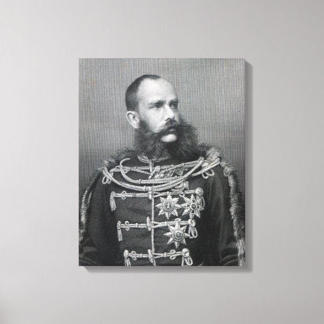 Toile Franz Joseph Ier d'Autriche (Recto)