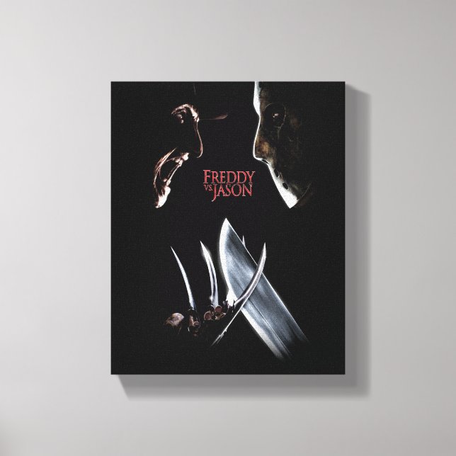 Toile Freddy contre Jason | Affiche théâtrale (Recto)