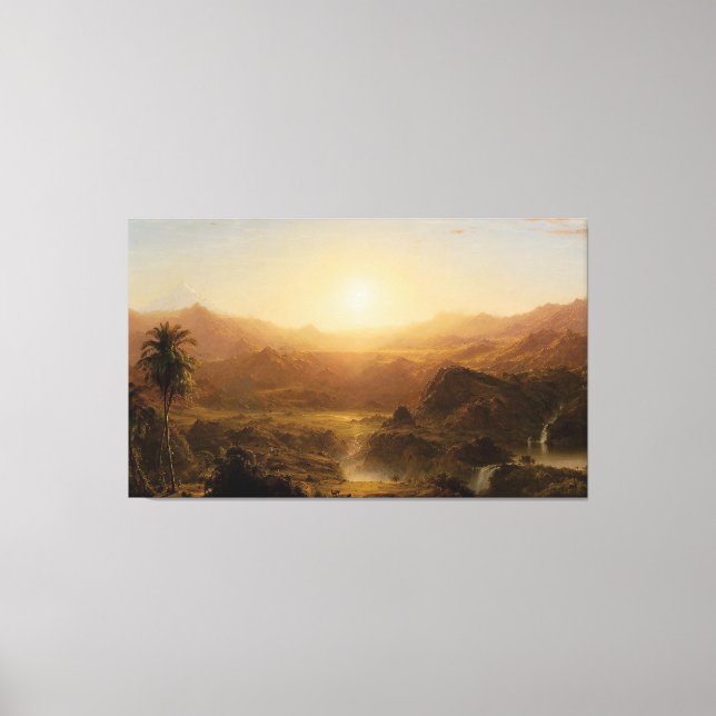 Toile FREDERIC E. CHURCH - Les Andes de l'Equateur - 185 (Recto)