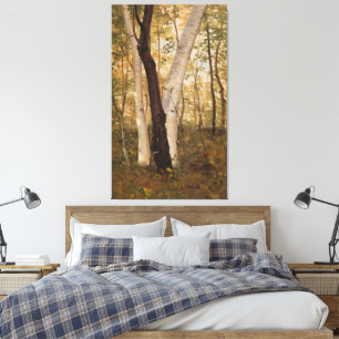 Toile Frederic Edwin Church - Dans les bois de Nouvelle-