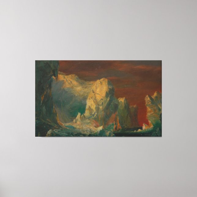 Toile Frederic Edwin Church - Iceberg Fantasy (Recto)
