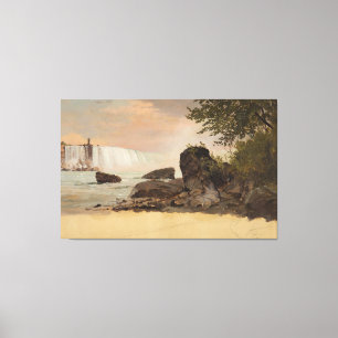 Toile Frédéric Edwin Church - Vue des chutes canadiennes