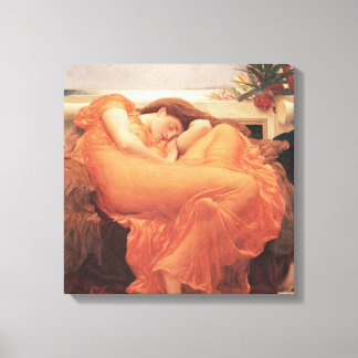 Toile Frédéric Lord Leighton Flaming Juin Art Carré