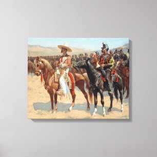 Toile Frederic Remington - Le grand mexicain