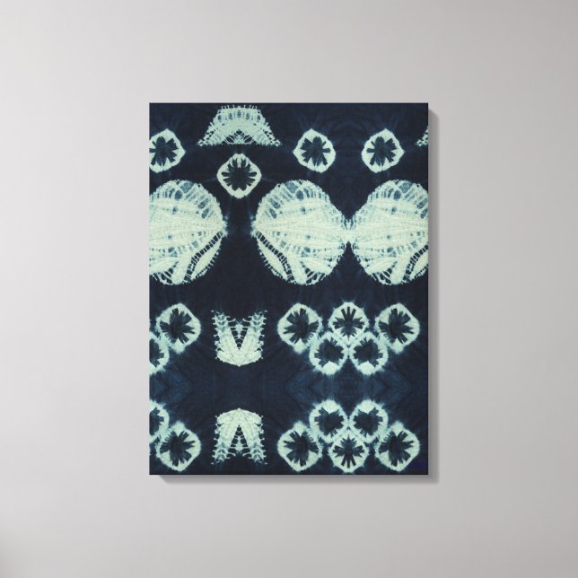 Toile Free Spirit Shibori Canvas Print (Recto)