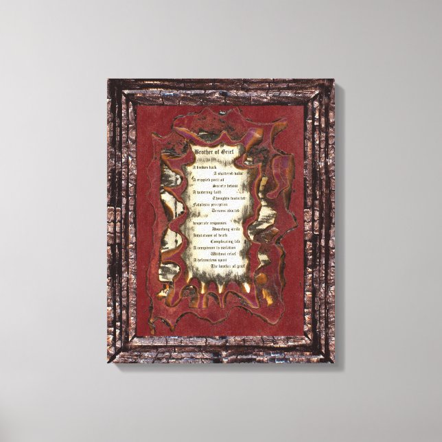 Toile Frère du deuil (Recto)