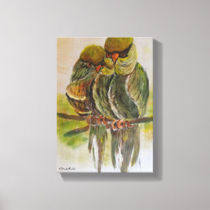 Toile Frida Kahlo a peint des oiseaux