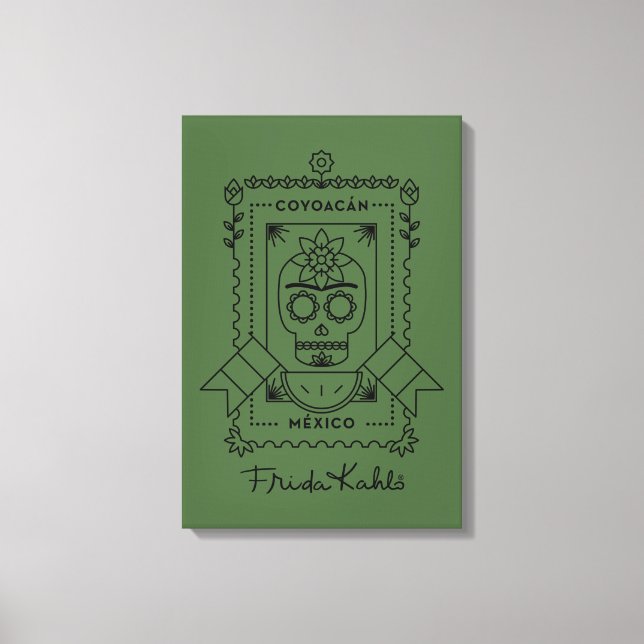 Toile Frida Kahlo | Coyoacá (Recto)