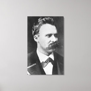 Toile Friedrich Wilhelm Nietzsche (1844-1900) 1873 (b/w)