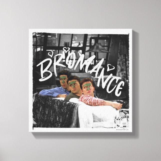 Toile FRIENDS™| Ross, Joey et Chandler Bromance (Recto)