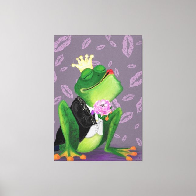 Toile Frog Prince - Kissy (Recto)