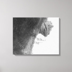 Toile Frog's Head Rock sur Deadwood Road Photographie